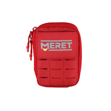 Load image into Gallery viewer, Red pouch with 'MERET' logo on a white background