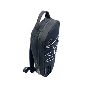 Backpack Black Oxygen tank - Top view